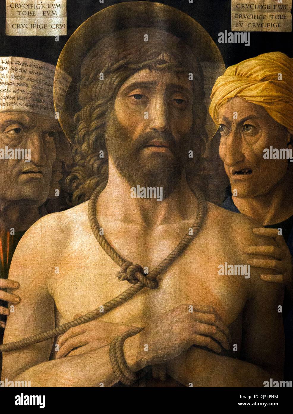 Ecce Homo, Andrea Mantegna, 1493, Musee Jacquemart-Andre, Paris, France, Europe Stock Photo