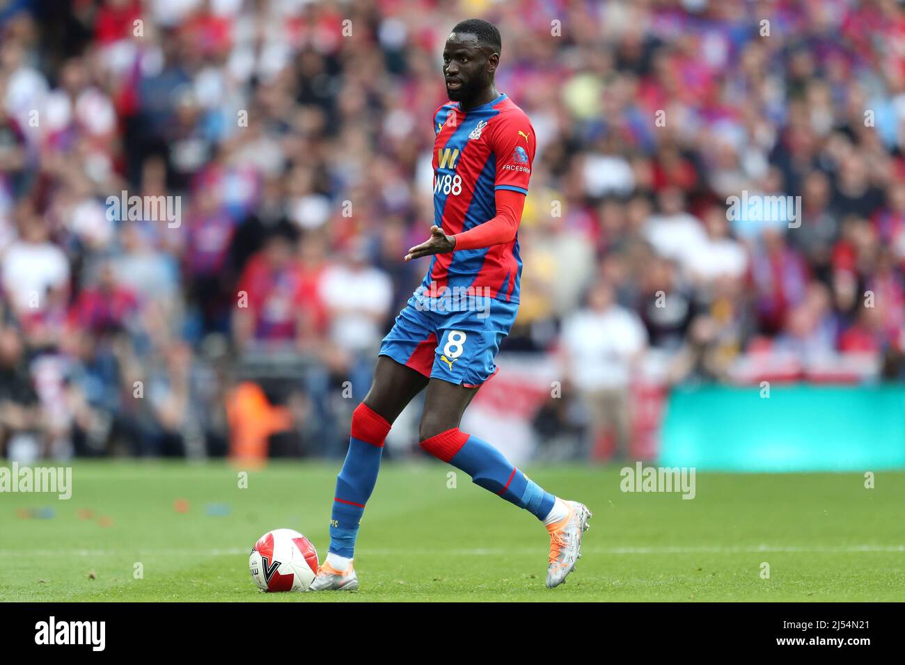 CHEIKHOU KOUYATE, CRYSTAL PALACE FC, 2022 Stock Photo