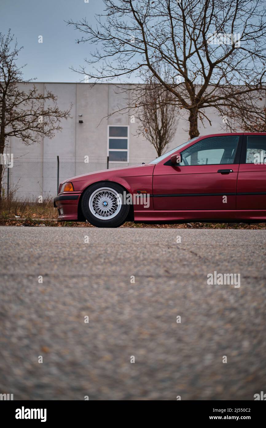 BMW E36 Drift Day Stock Photo