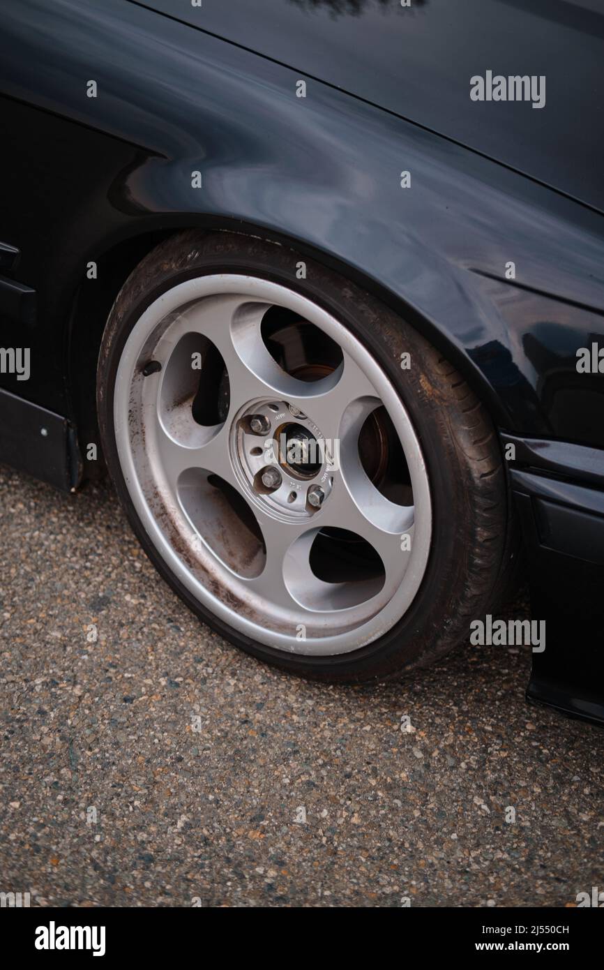 BMW E36 Drift Day Stock Photo