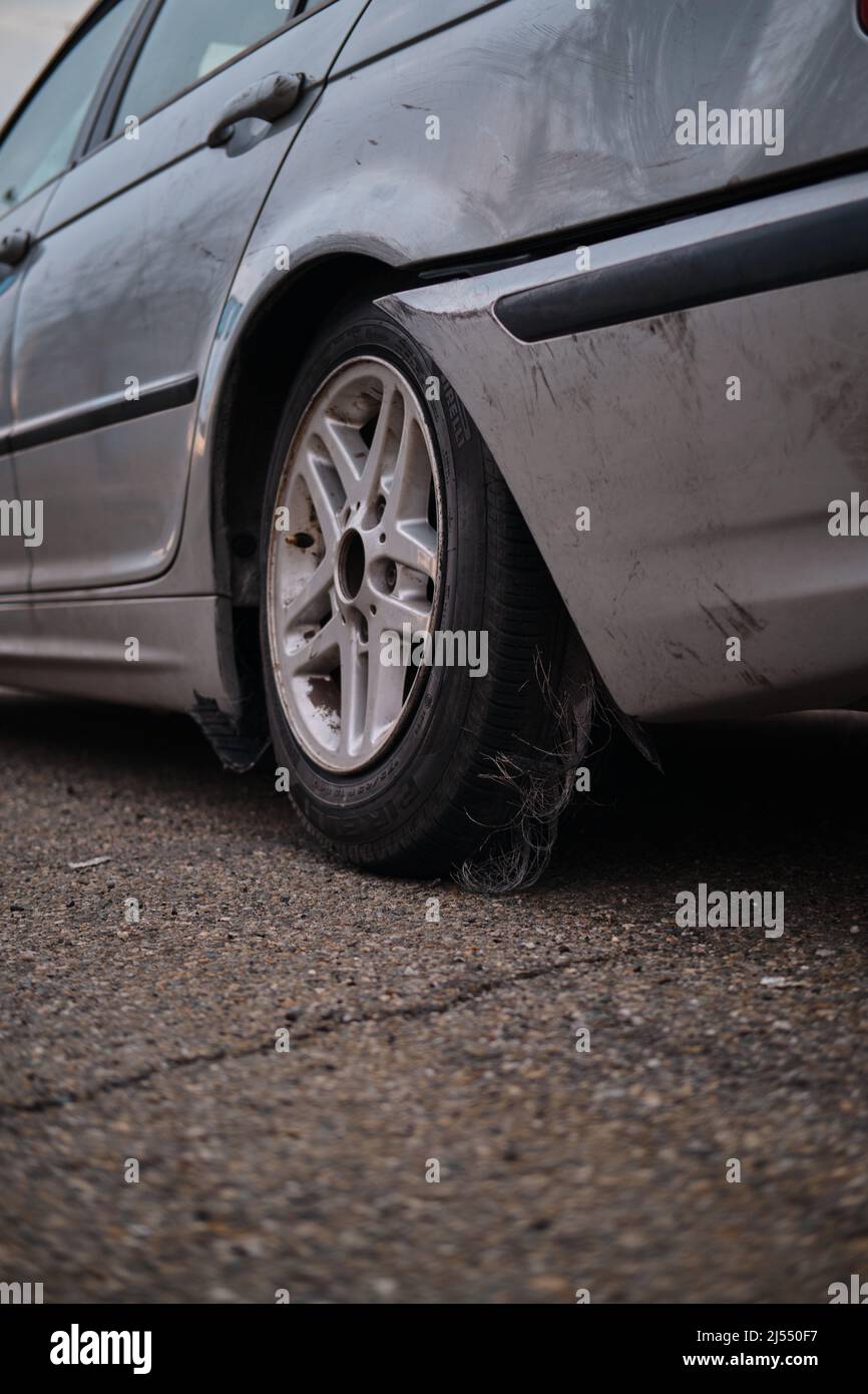 BMW E36 Drift Day Stock Photo