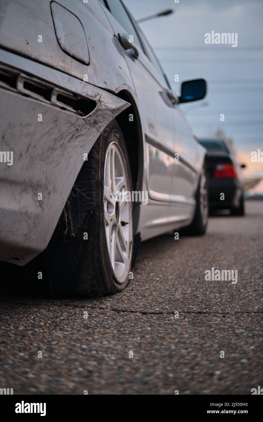 BMW E36 Drift Day Stock Photo