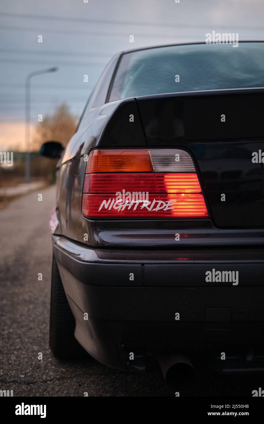 BMW E36 Drift Day Stock Photo