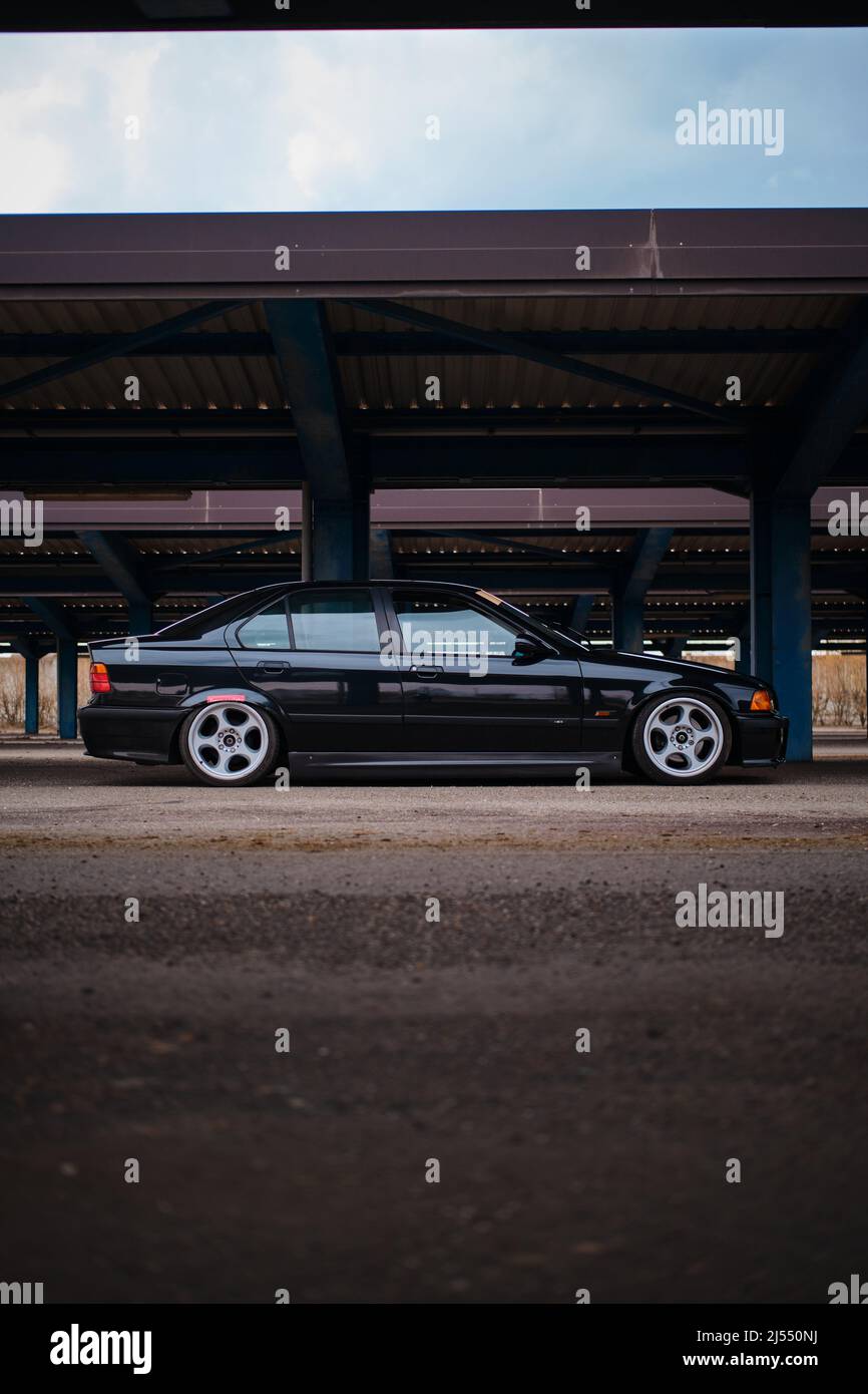 BMW E36 Drift Day Stock Photo