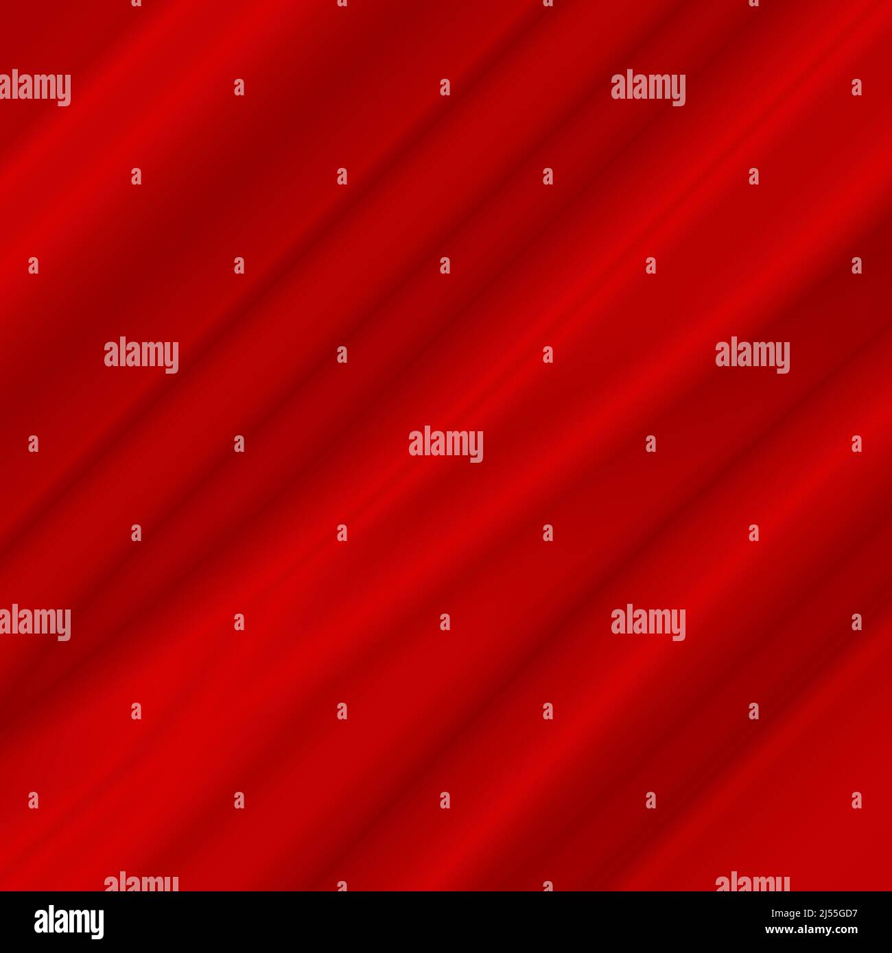 Red satin texture with folds of fabric for design elements and backgrounds. Stock Photo