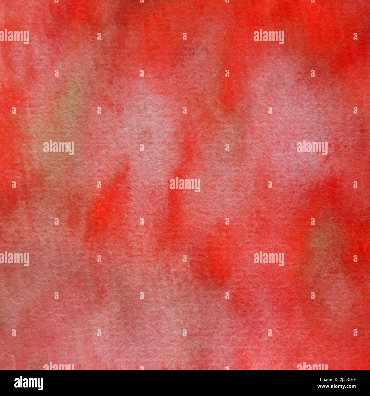 Red watercolor background pattern a handpainted abstract design element in bold colors. Stock Photo