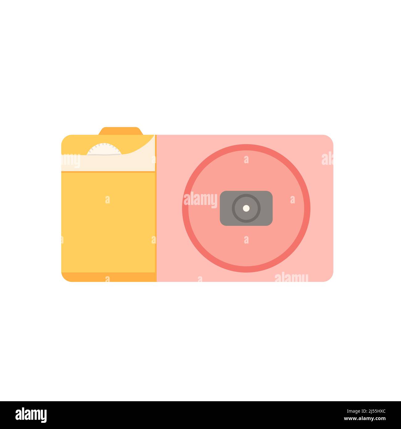Summer colorful camera and flat design vector Stock Vector Image & Art ...