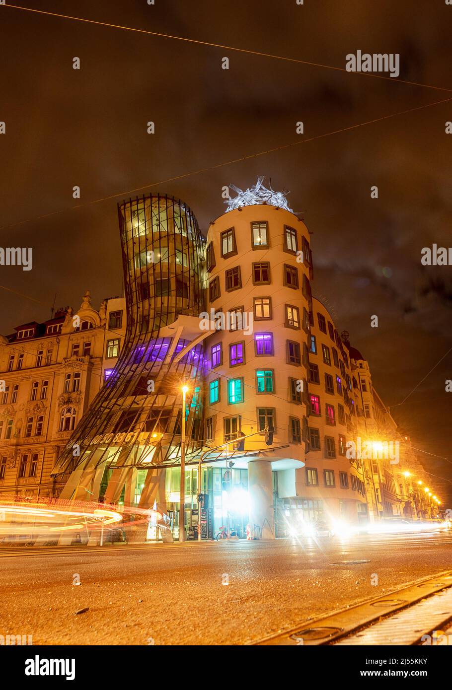 The dancing house or fred and ginger building nationale nederlanden hi ...