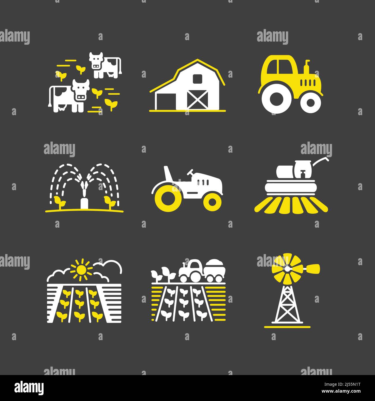 Farm Field isolated glyph icon. Agriculture sign. Graph symbol for your ...