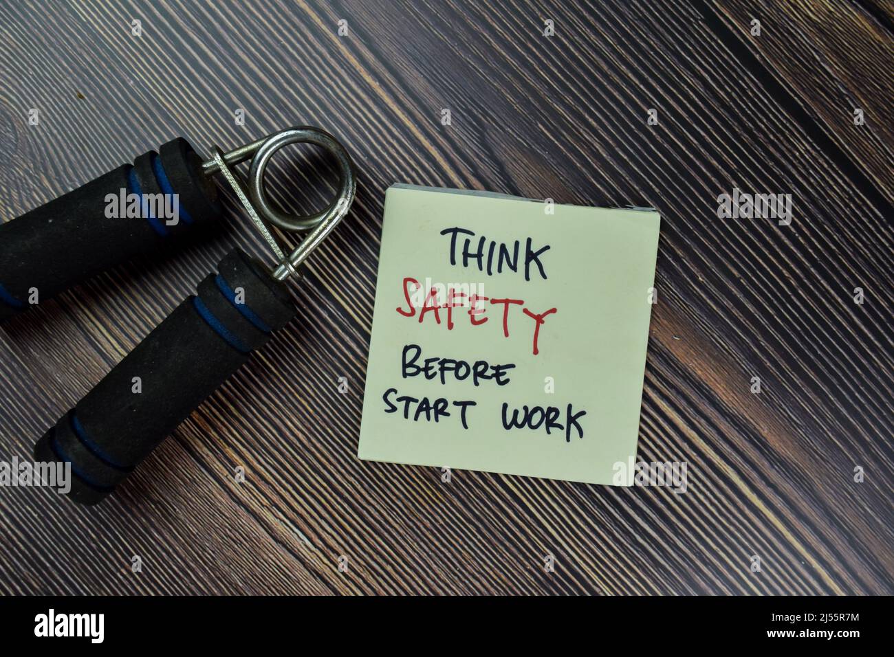 Think safety before start hi-res stock photography and images - Alamy