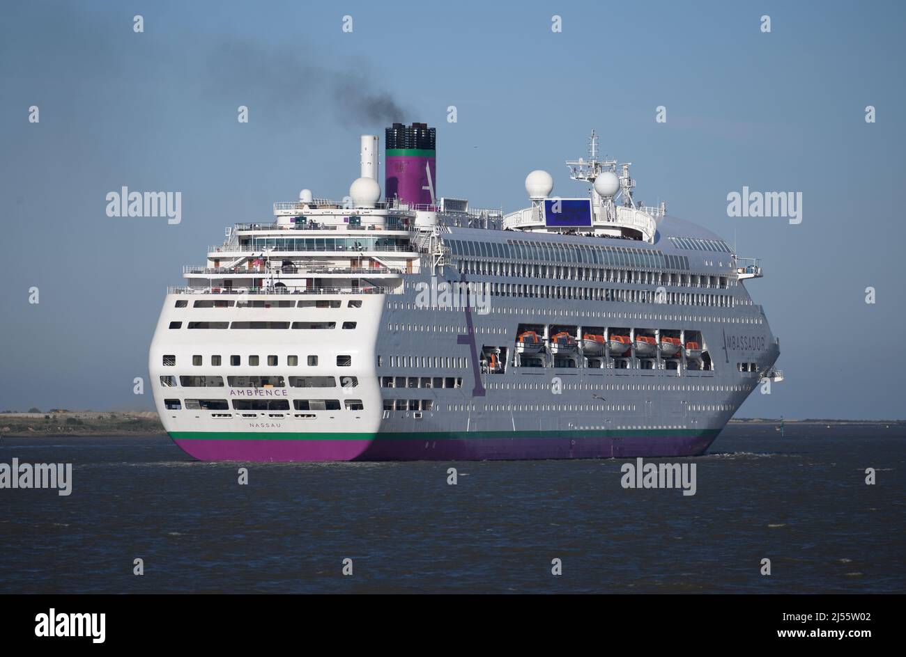 20/04/2022 London International Cruise Terminal Tilbury UK Ambassador