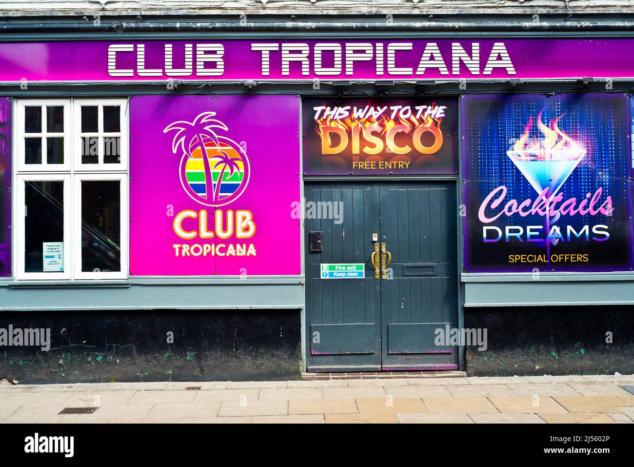Club Tropicana, Sackville street, Manchester, England Stock Photo