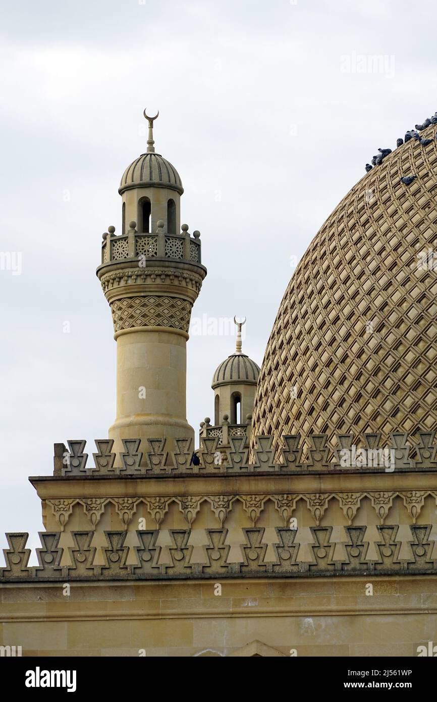 Juma (Friday) Mosque (743-744), first mosque in the Caucasus, Şamaxı Cümə Məscidi, Shamakhi, Azerbaijan, Azərbaycan, Asia Stock Photo