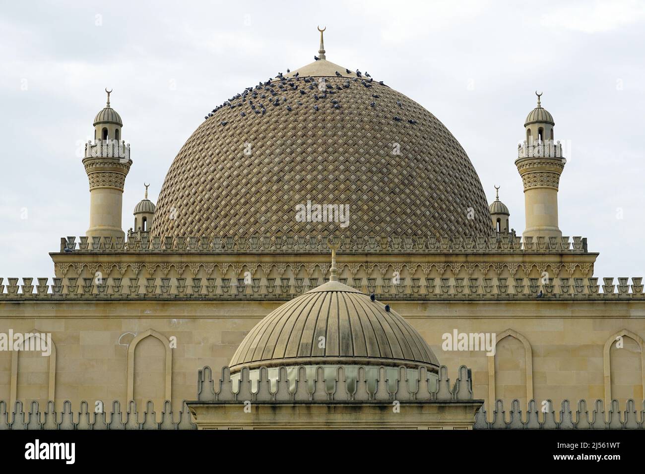 Juma (Friday) Mosque (743-744), first mosque in the Caucasus, Şamaxı Cümə Məscidi, Shamakhi, Azerbaijan, Azərbaycan, Asia Stock Photo