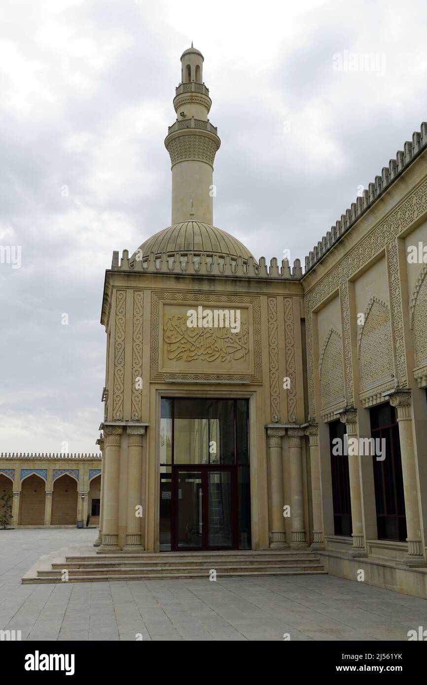 Juma (Friday) Mosque (743-744), first mosque in the Caucasus, Şamaxı Cümə Məscidi, Shamakhi, Azerbaijan, Azərbaycan, Asia Stock Photo