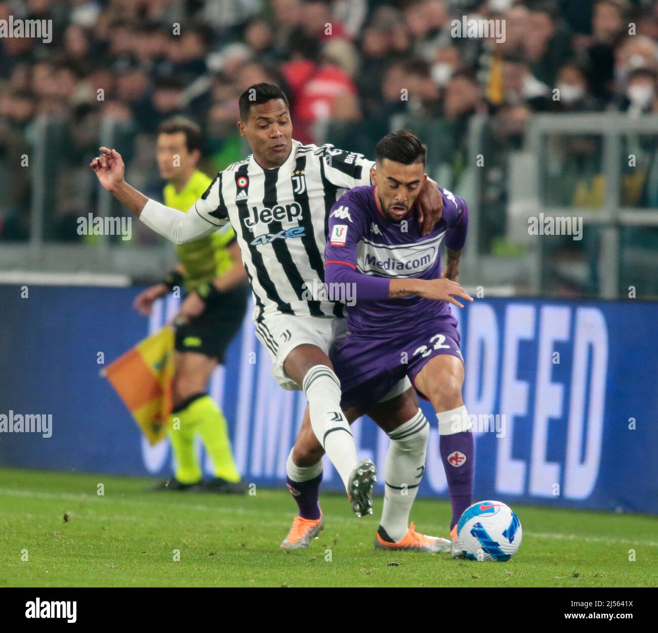 Nicola Gonzalez of Acf Fiorentina during the Italian serie A, football  match between Juventus Fc and Acf Fiorentina on 12 February 2023 at Allianz  Stadium, Turin, Italy. Photo Ndrerim Kaceli - SuperStock