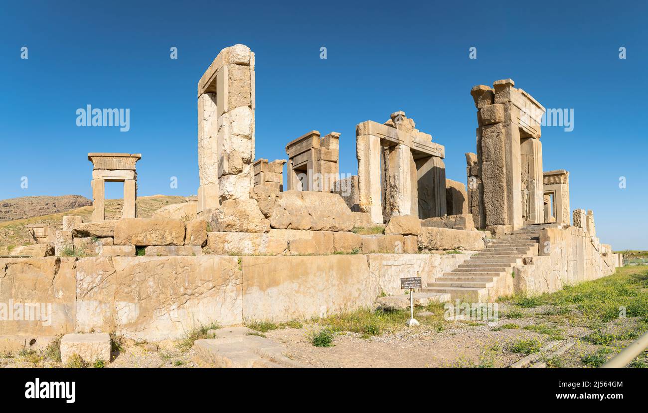 Persepolis, Iran May 2019 Ruins of Persepolis, the capital of the