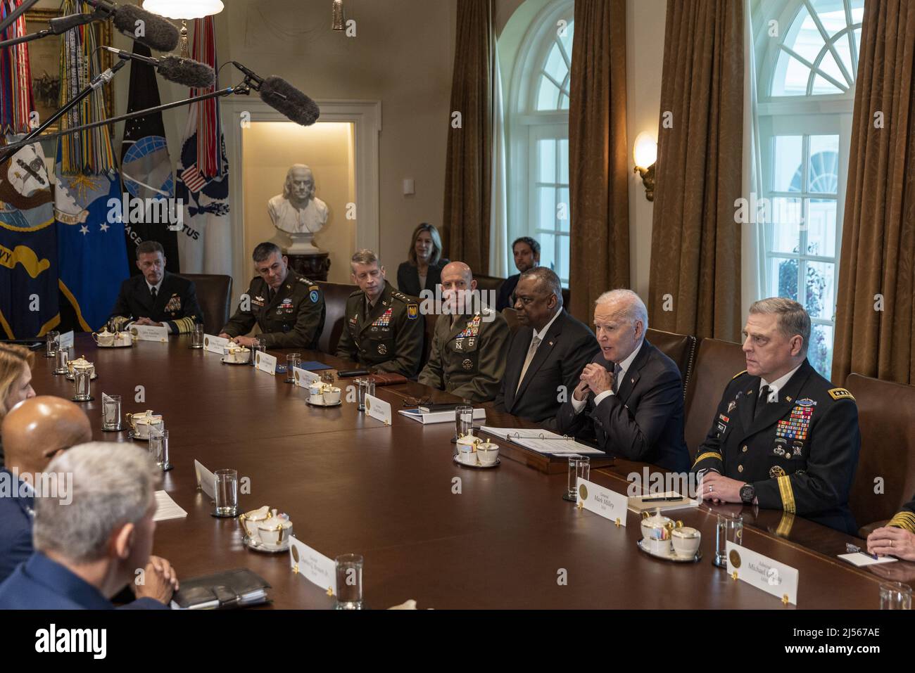 Washington, United States. 20th Apr, 2022. President Joe Biden speaks