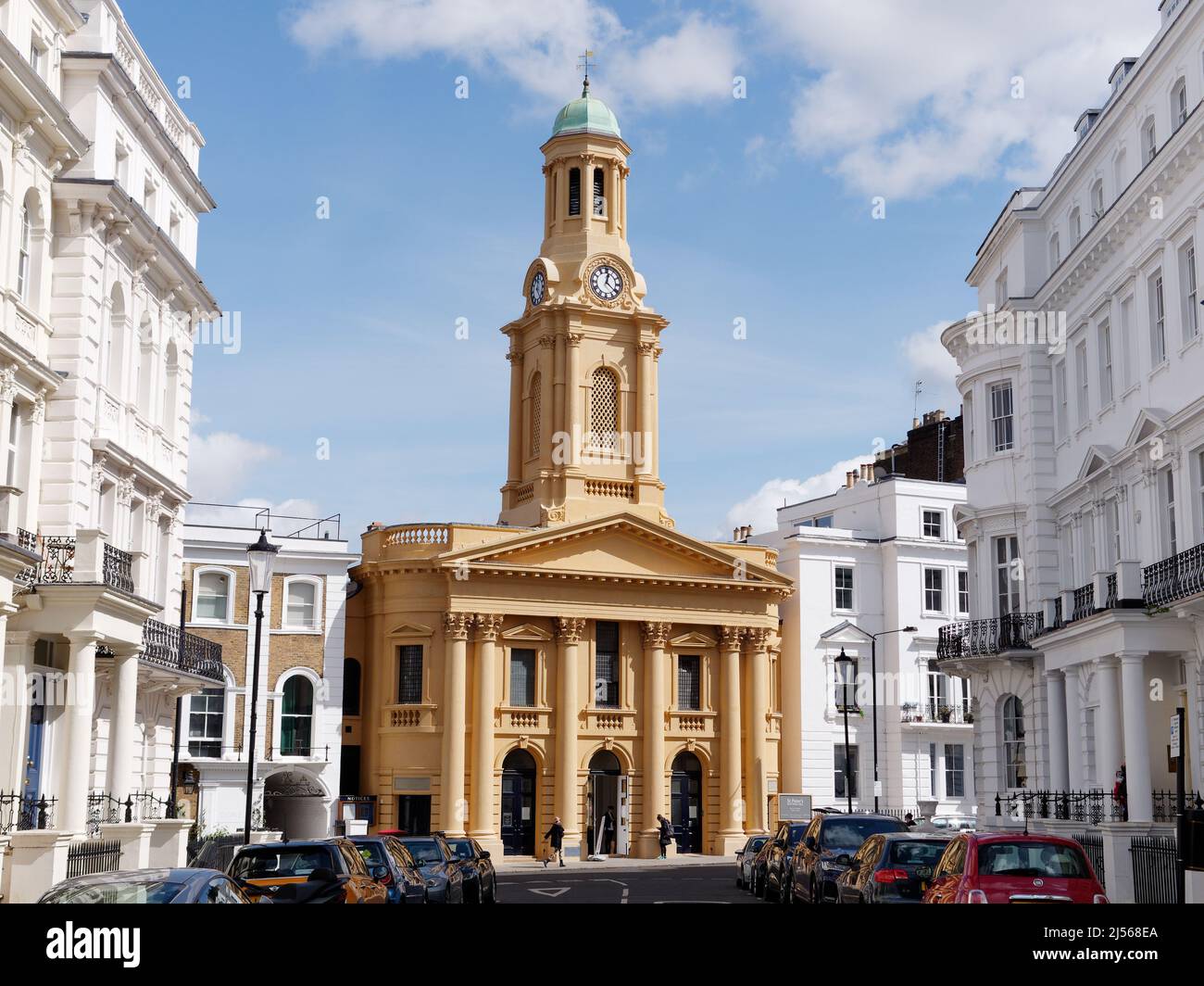 London, Greater London, England, April 09 2022: St Peters Church in Notting Hill Stock Photo