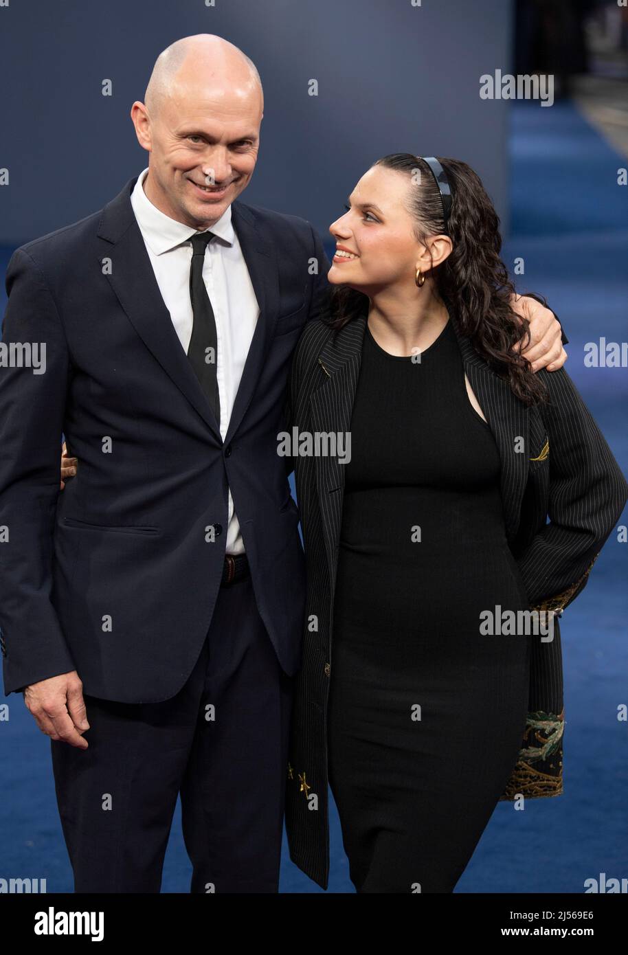 London, UK. Will Keen and daughter Dafne Keen at the Operation