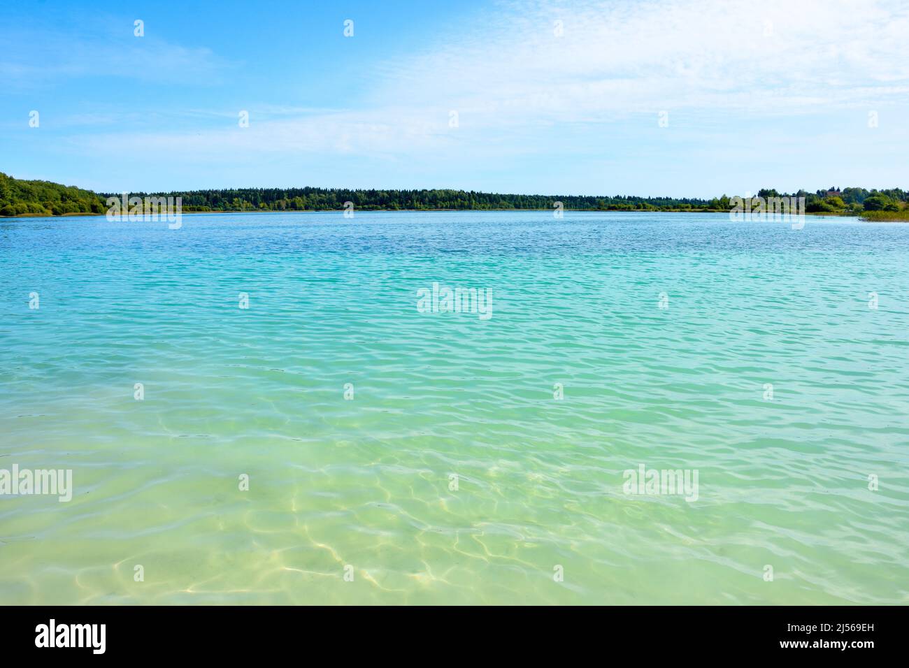 Russian Maldives - lake (quarry) Donzo in the Leningrad region of St ...