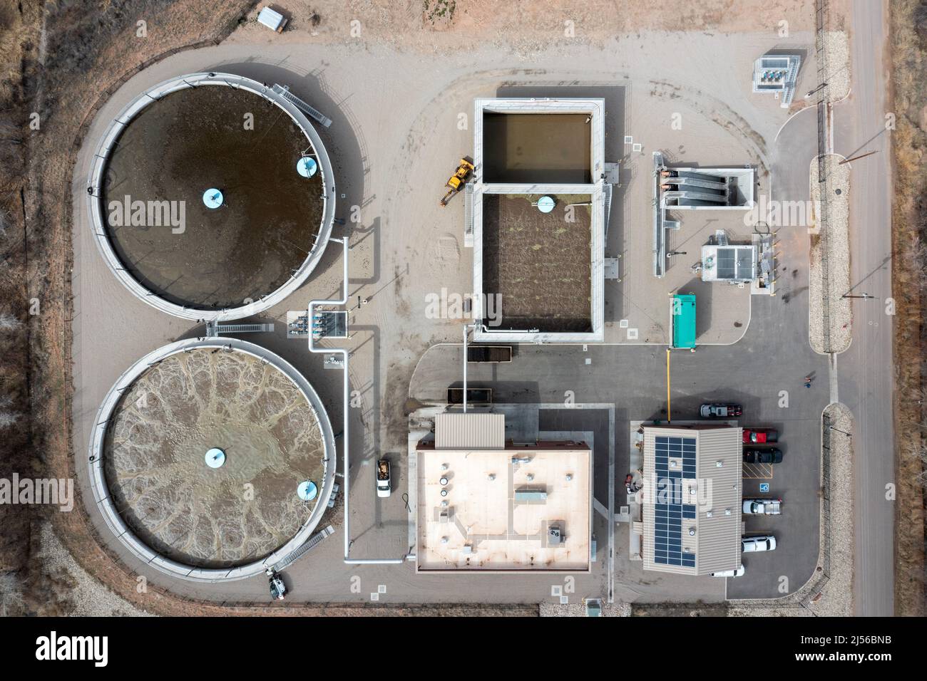 An SBR or sequential batch reactor wastewater treatment plant in Moab