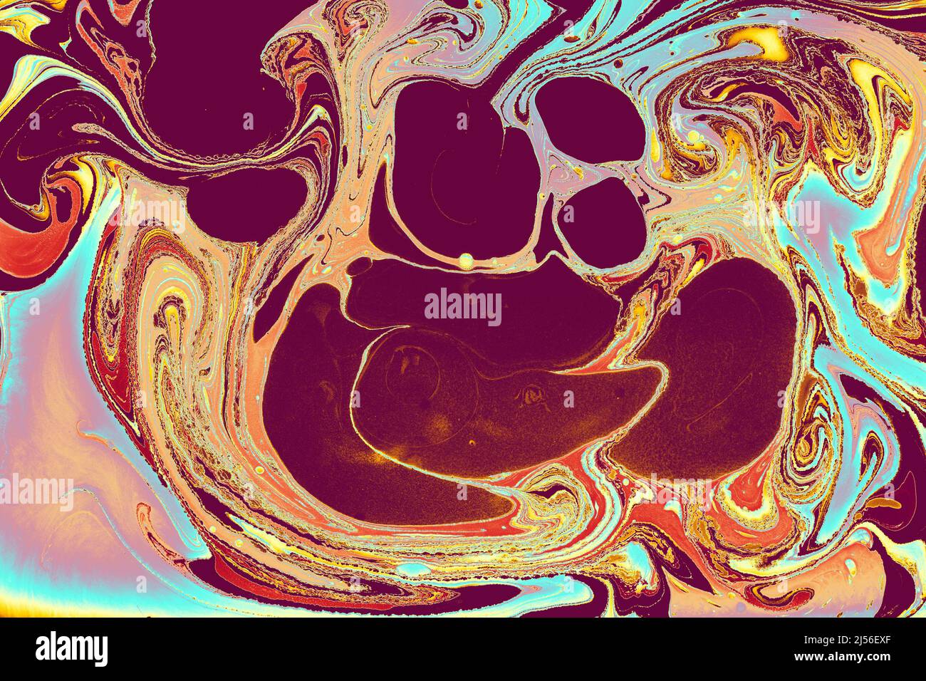 Abstract creative marbling pattern for fabric, design background texture abstract Stock Photo
