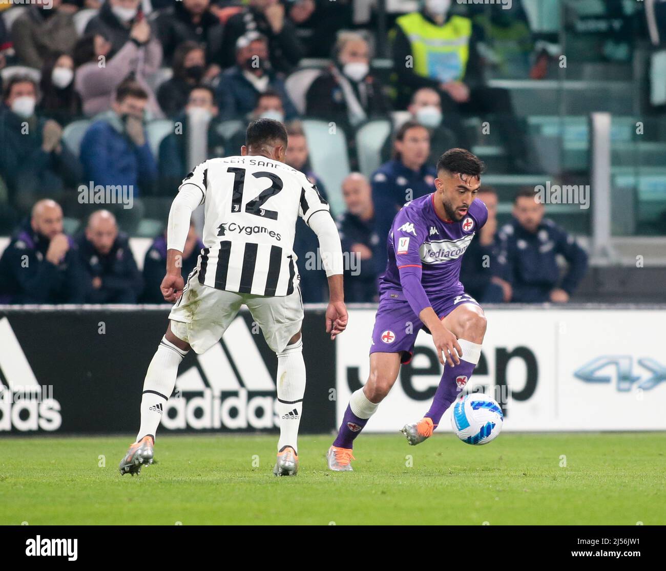 Nicola Gonzalez of Acf Fiorentina during the Italian serie A, football  match between Juventus Fc and Acf Fiorentina on 12 February 2023 at Allianz  Stadium, Turin, Italy. Photo Ndrerim Kaceli - SuperStock