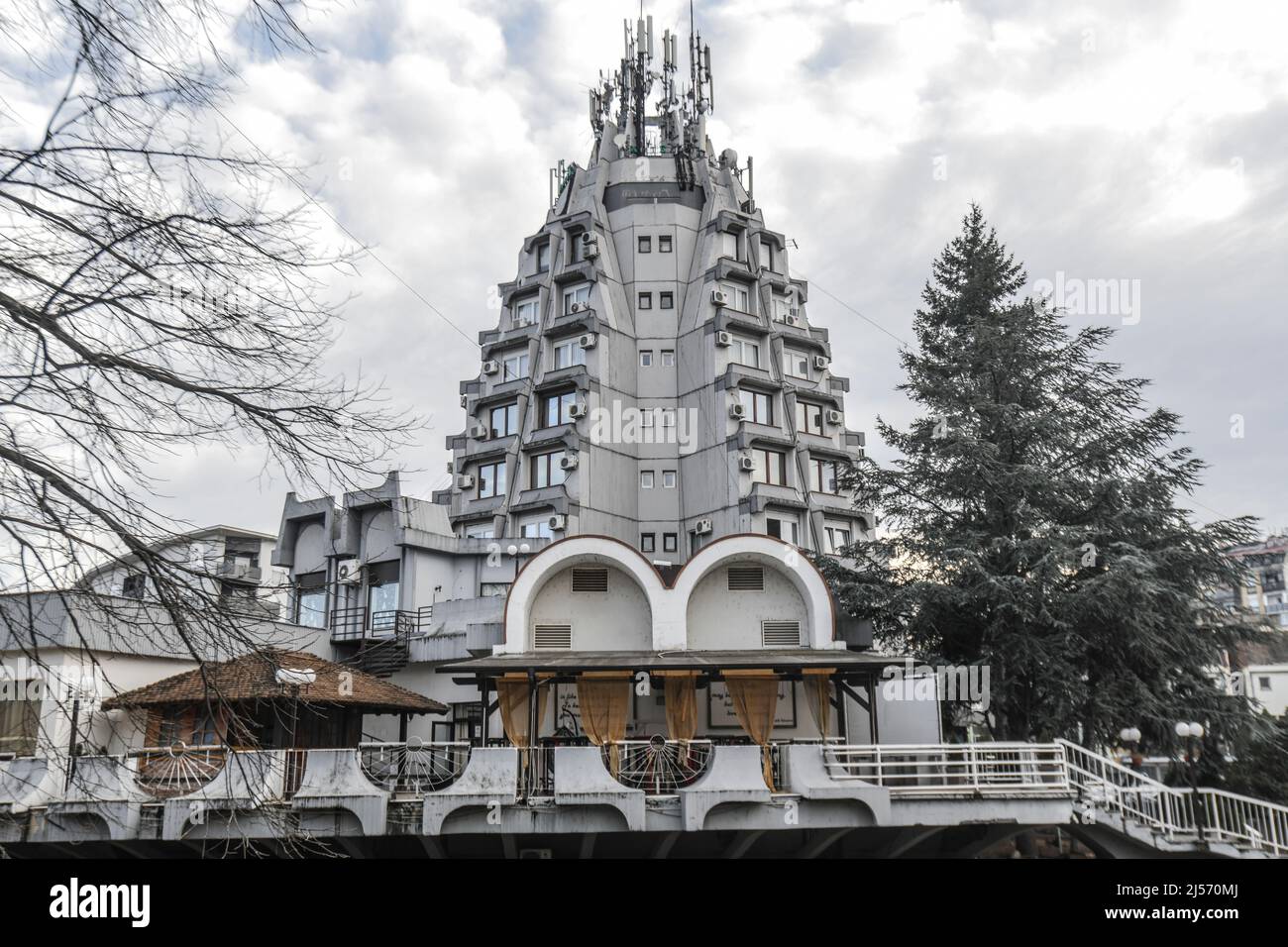 Paracin Petrus Hotel. Paracin, Serbia Stock Photo - Alamy