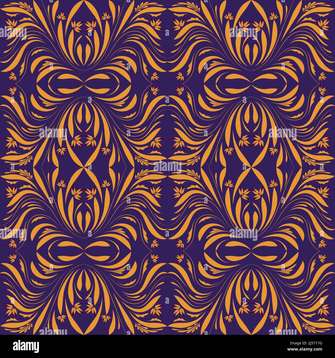 Folk flowers print Floral pattern Ethnic art Stock Vector Image & Art ...