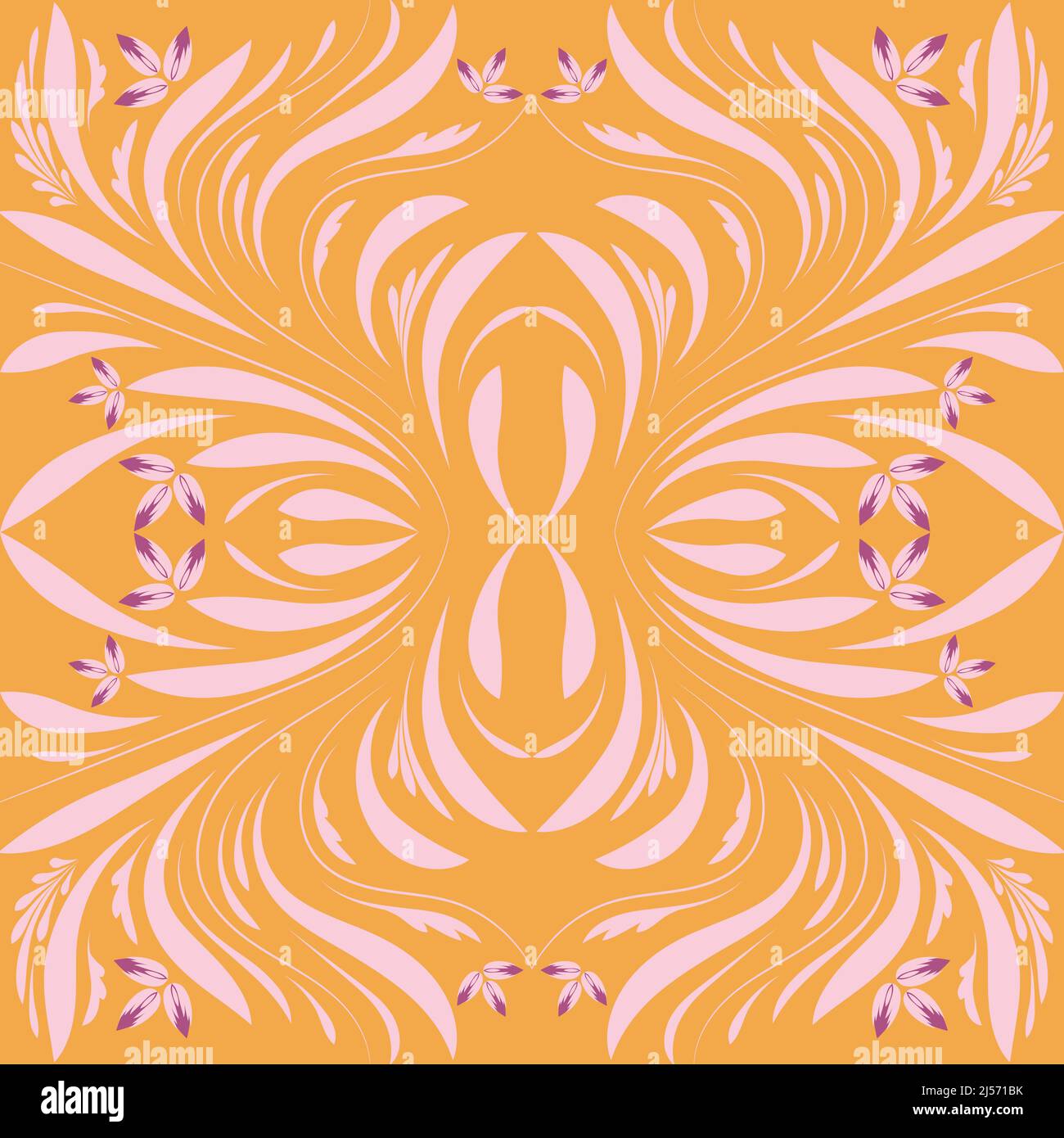 Folk flowers print Floral pattern Ethnic art Stock Vector Image & Art ...