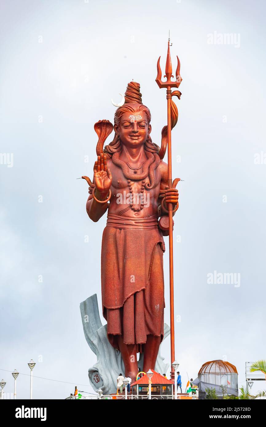Statue of Hindu god Shiva. Stock Photo