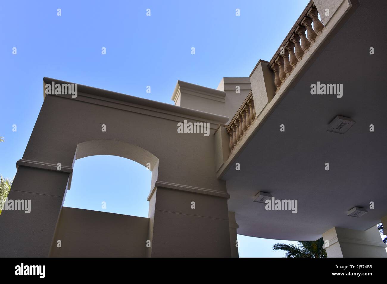 Florida Condominium Building Architecture Stock Photo