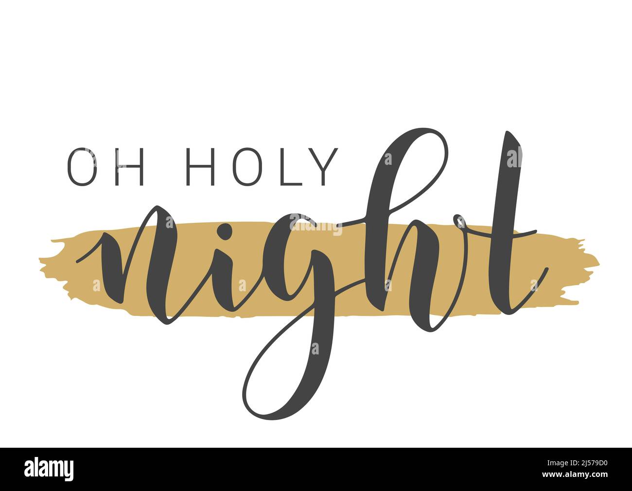 Church Banner - Bright Holy Night - O Holy Night