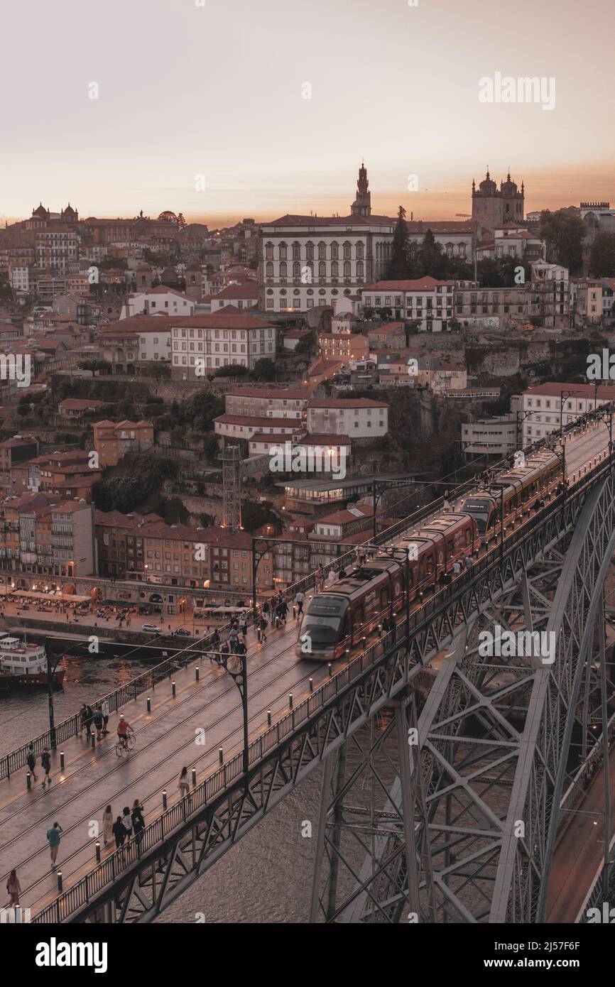 Ponte Dom Luís I in Porto Stock Photo