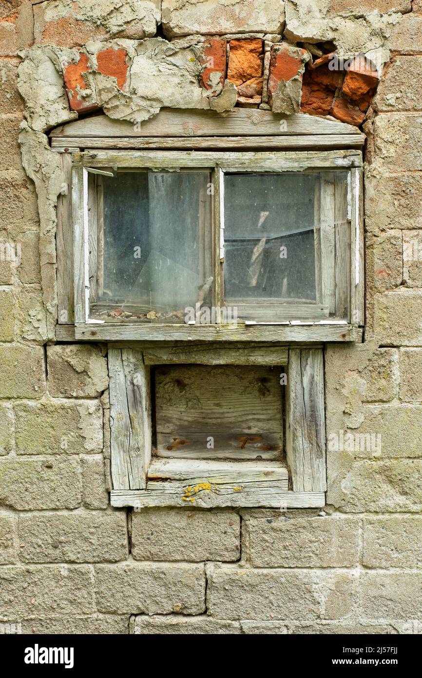 Window on a aged building Stock