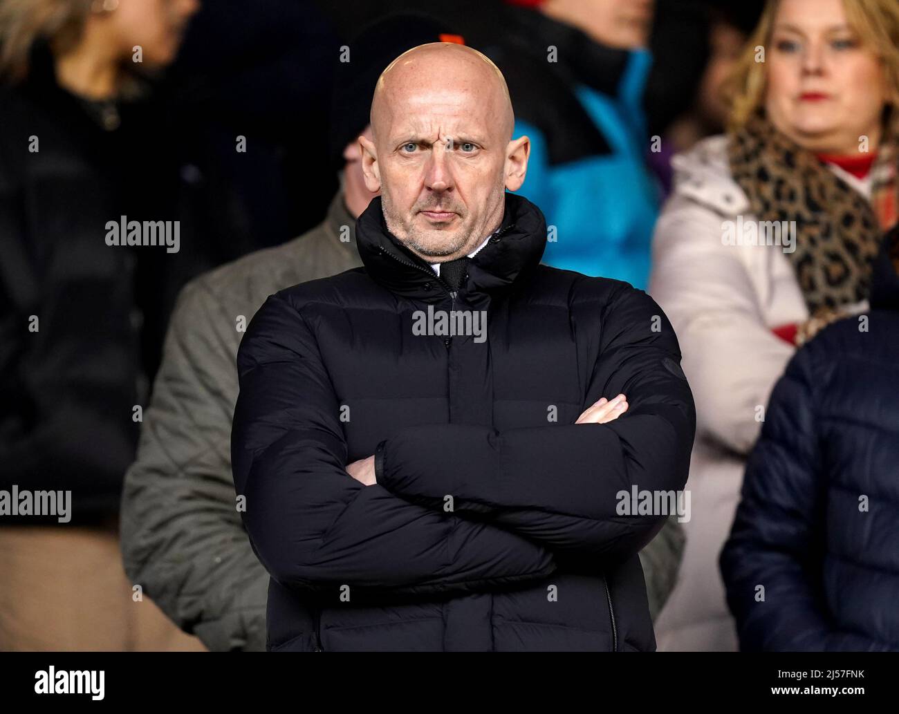 John Coates, joint chief executive of online gambling company bet365 and joint-chairman of Stoke City during the Sky Bet Championship match at the City Ground, Nottingham. Picture date: Saturday February 12, 2022. Stock Photo