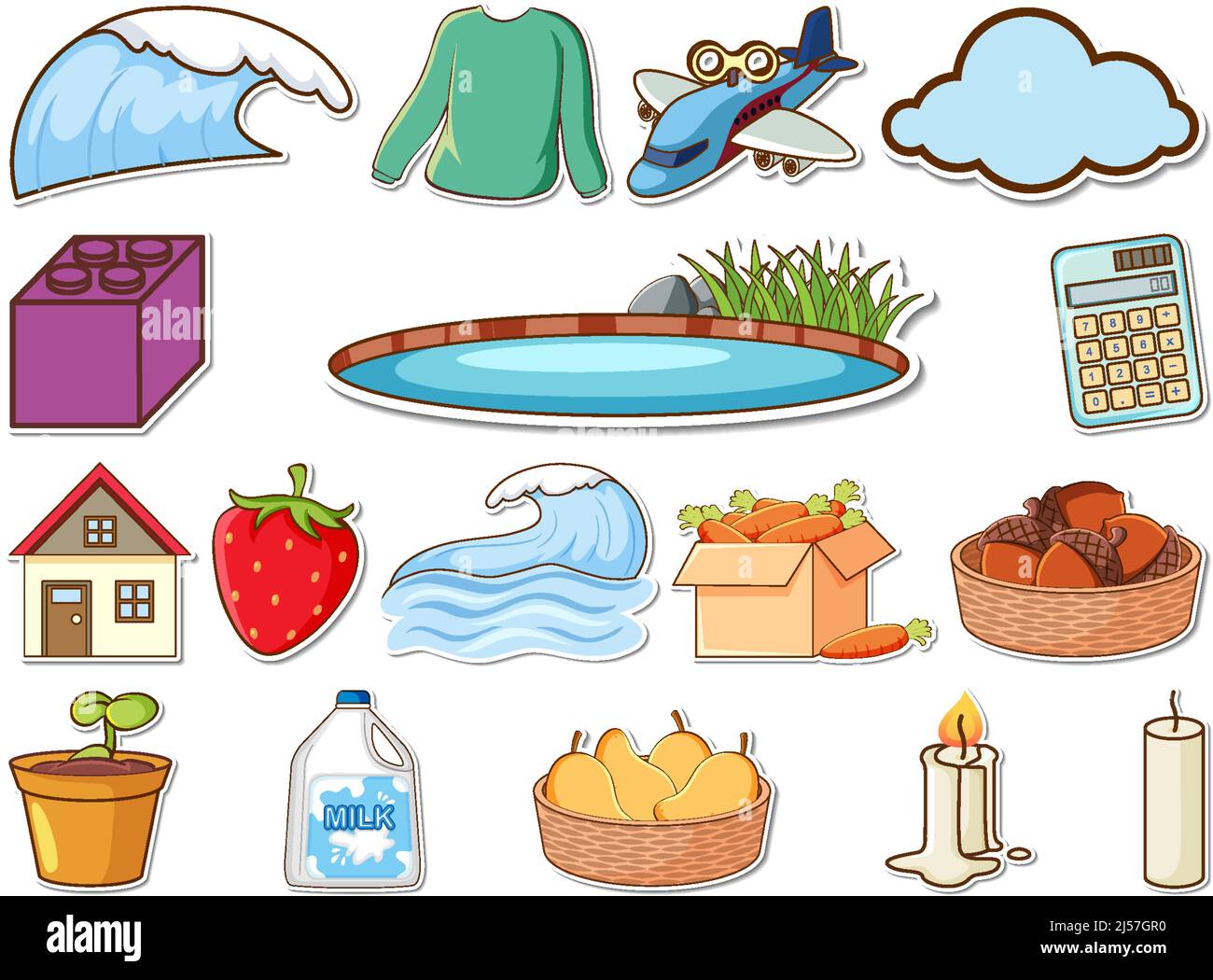 Image everyday objects Stock Vector Images - Alamy