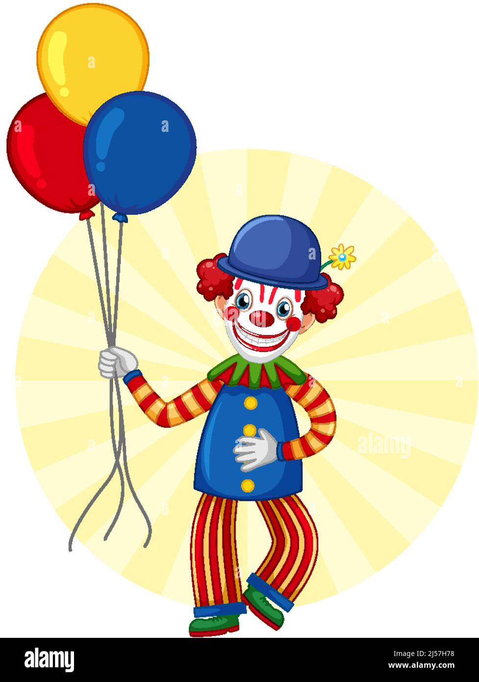 Colourful clown cartoon character illustration Stock Vector Image & Art - Alamy Colourful clown cartoon character illustration Stock Vector Image & Art - Alamy