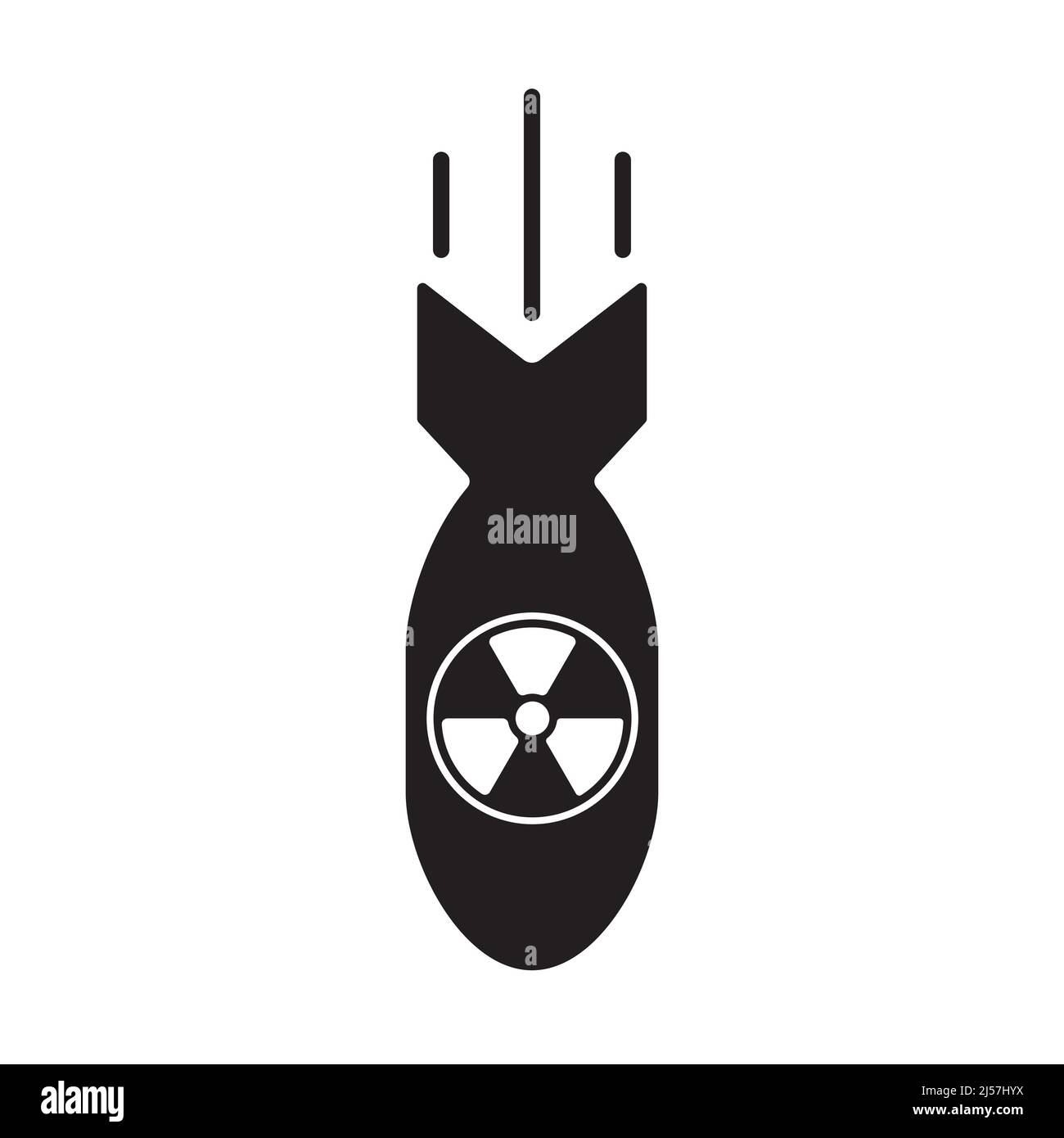 atomic bomb icon vector for graphic design, logo, website, social ...