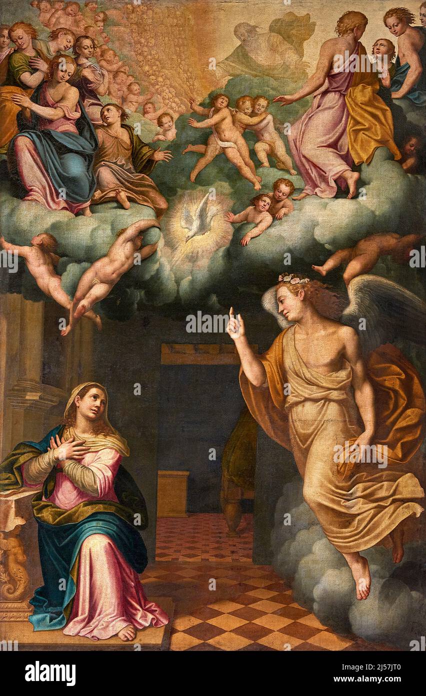 Padre eterno e angeli hires stock photography and images Alamy