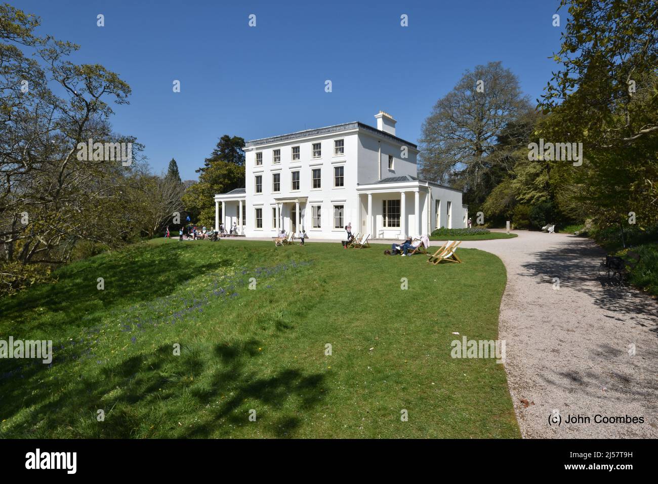 Meandering in Greenway House Stock Photo