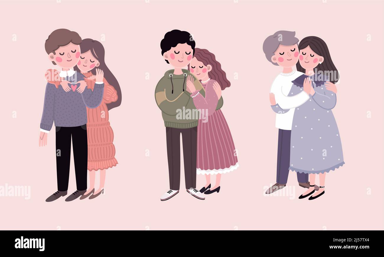 Love cute couples Stock Vector Image & Art - Alamy