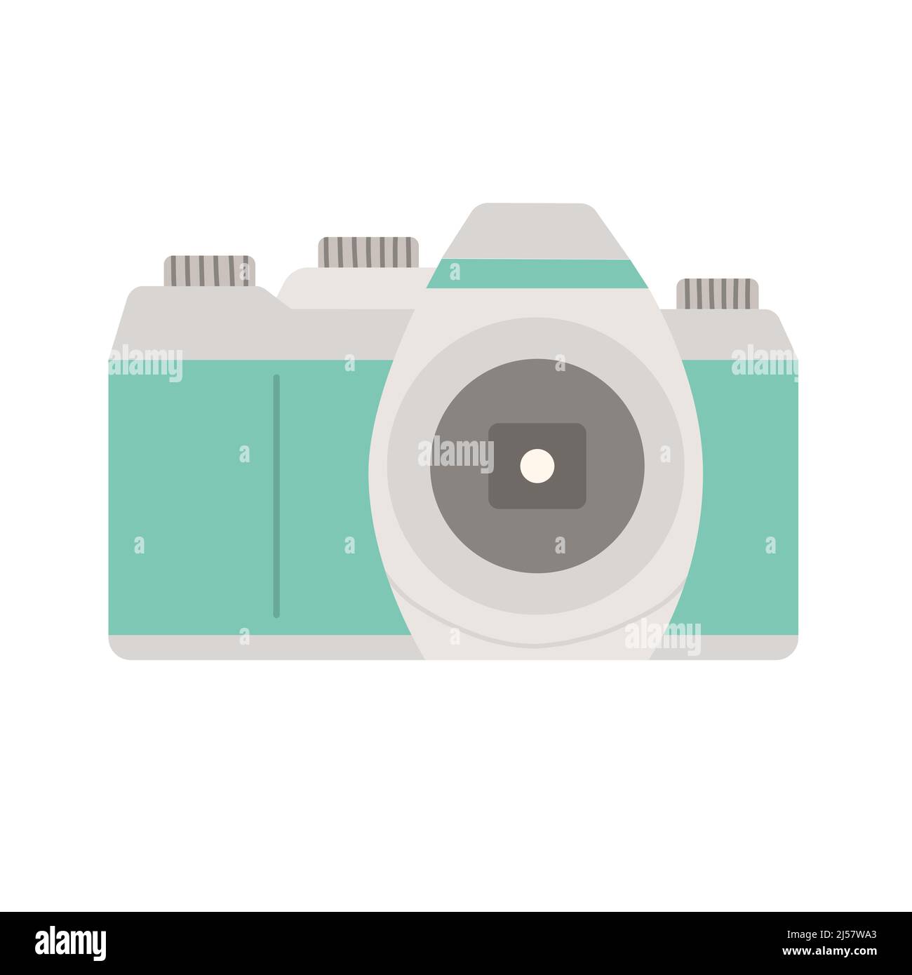 Summer colorful camera and flat design vector Stock Vector Image & Art ...