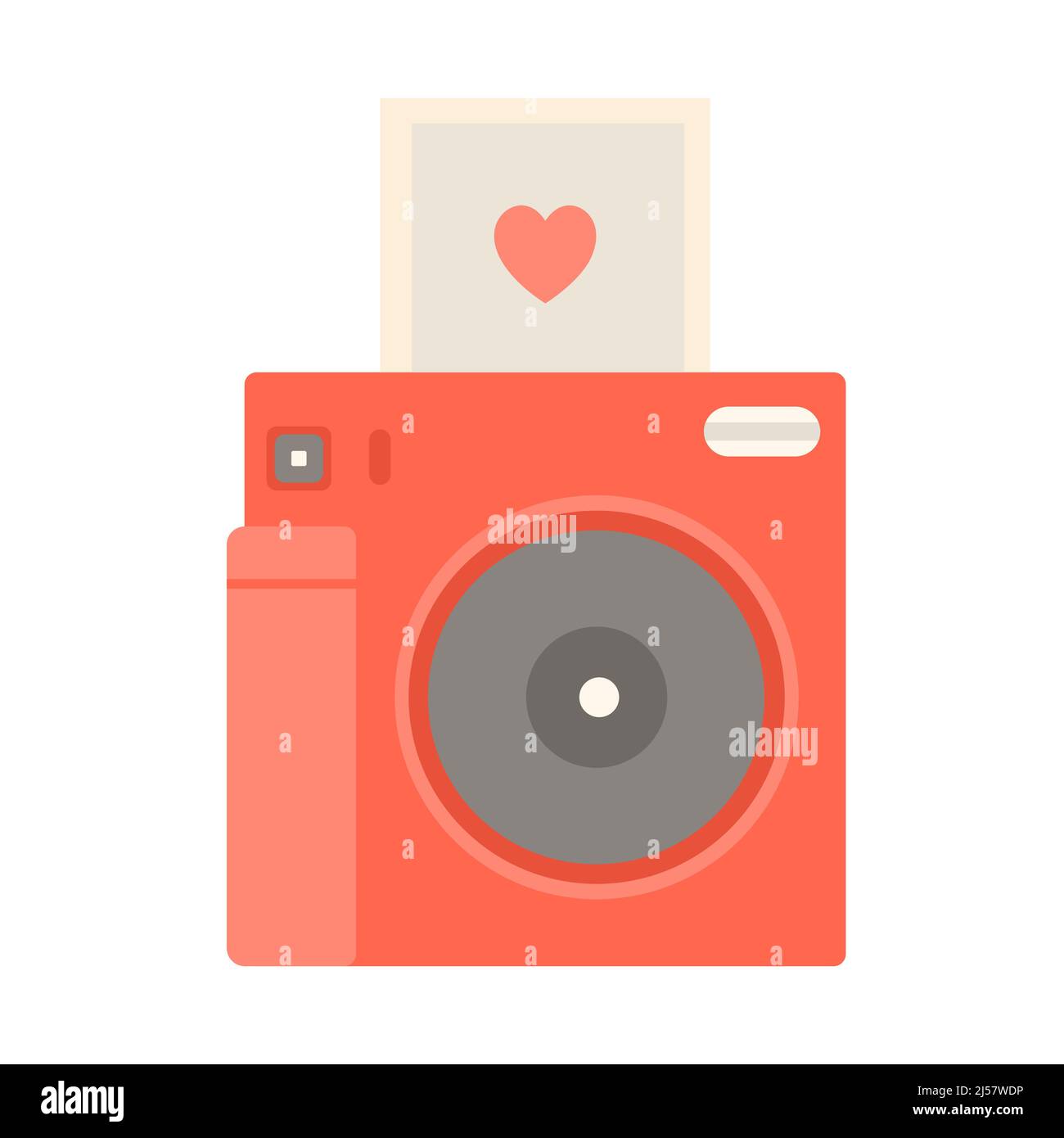 Summer colorful camera and flat design vector Stock Vector Image & Art ...