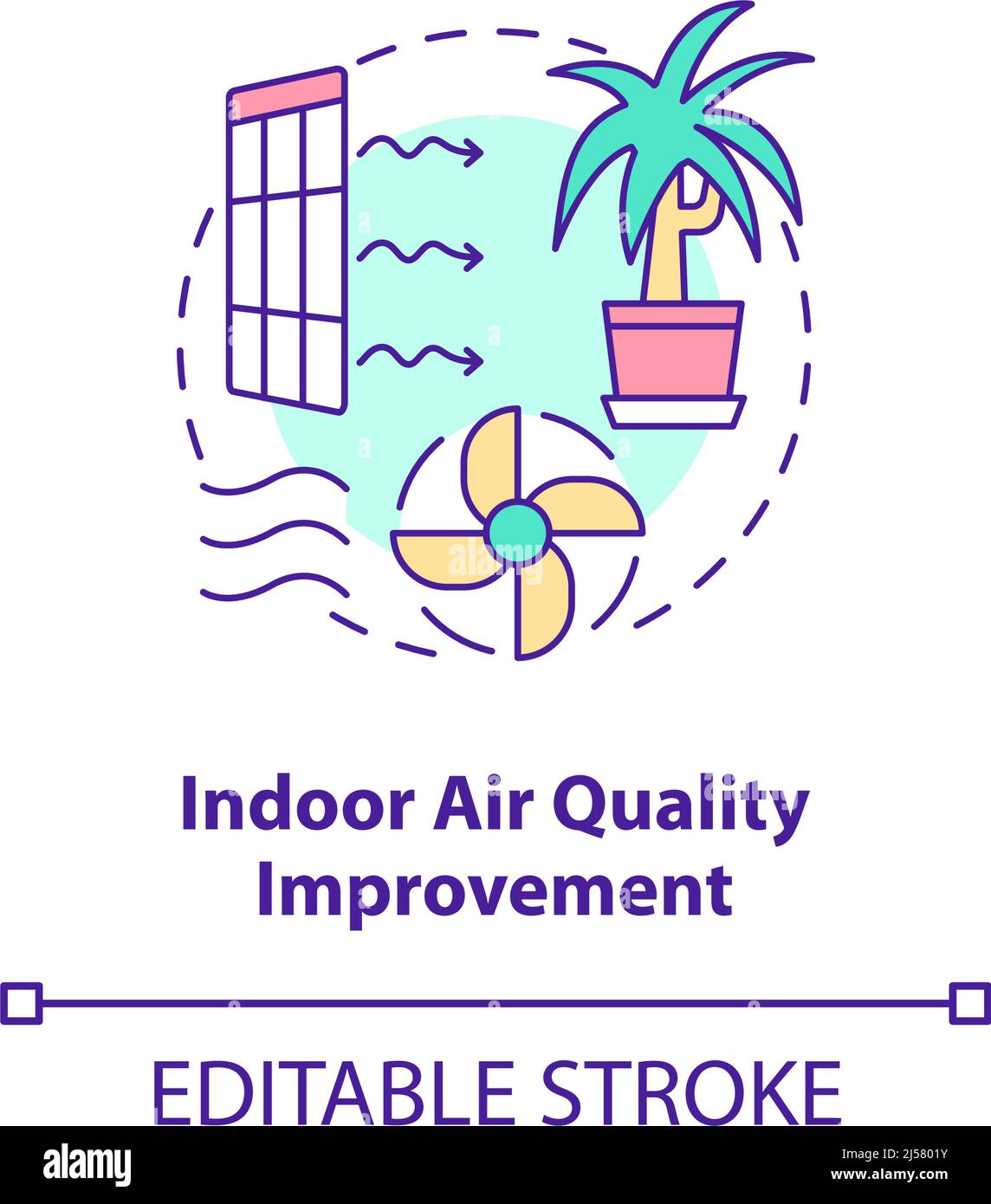 Air quality improvement Stock Vector Images Alamy