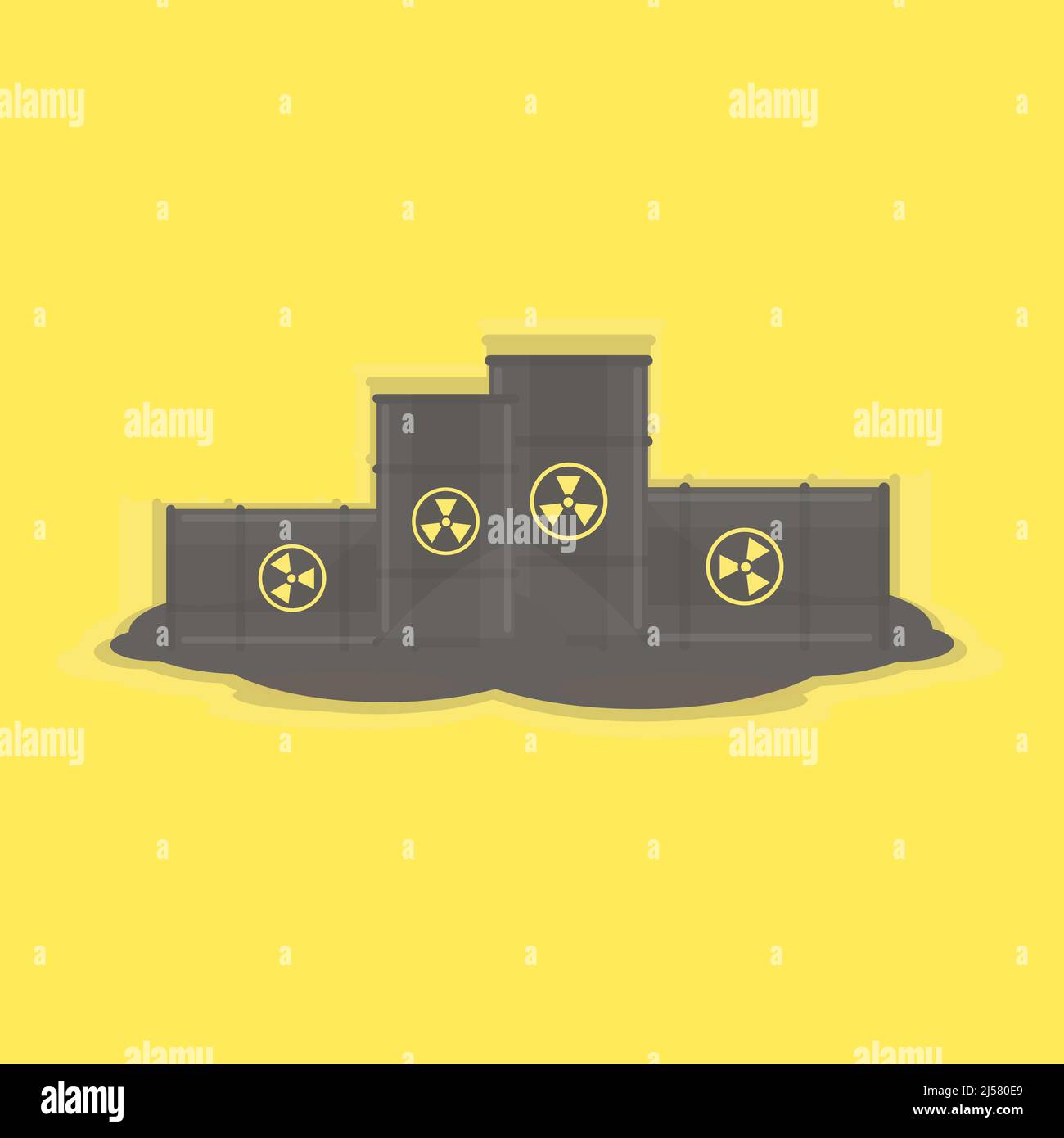 Toxic sign vector design and illustration. Stock Vector