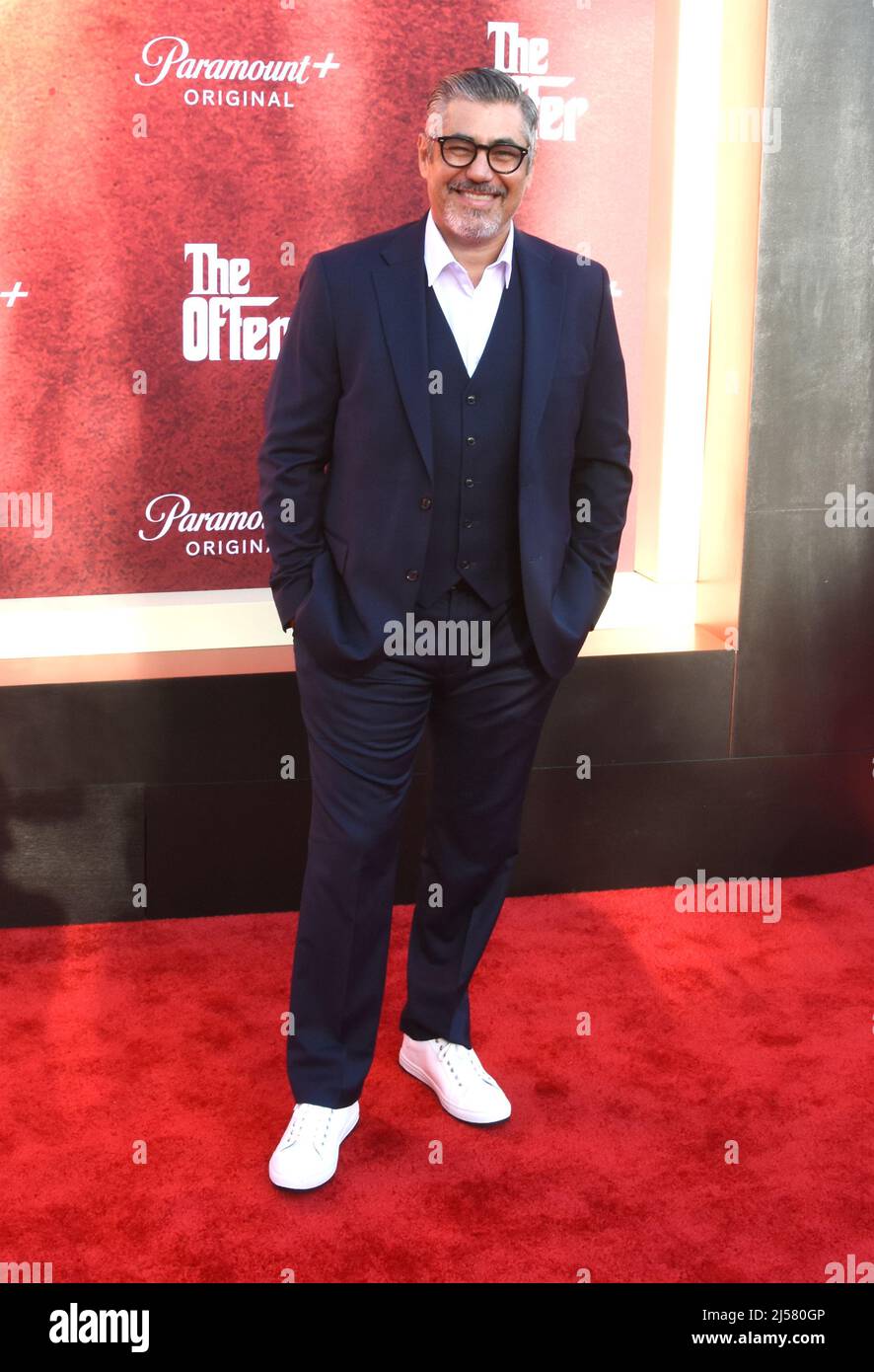 Los Angeles, California, USA 20th April 2022 Actor Danny Nucci attends  Paramount+ Premiere of 'The Offer' at Paramount Studios on April 20, 2022  in Los Angeles, California, USA. Photo by Barry King/Alamy