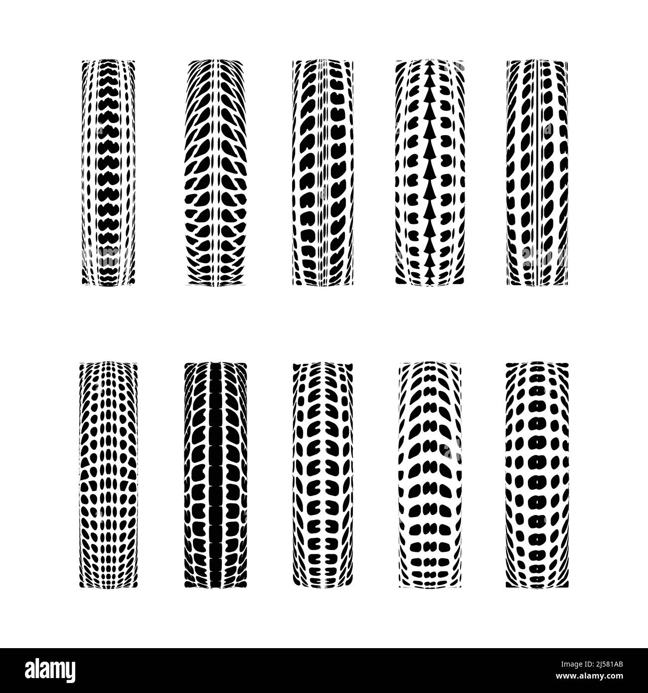 Mud Tire Tread Pattern