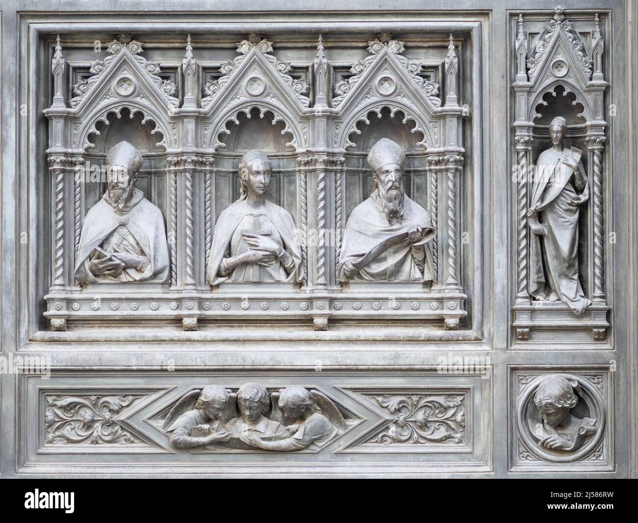 Kathedrale Santa Maria del Fiore, Detailansicht, Florenz, Toskana, Italien Stock Photo